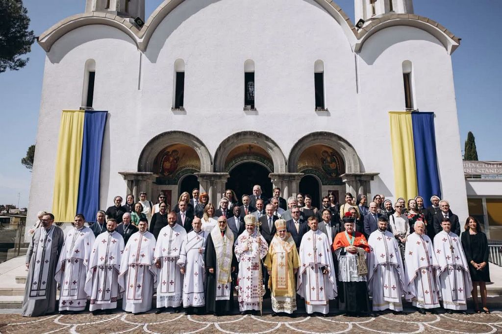 ВЛАДИКА ІРИНЕЙ БІЛИК ВЗЯВ УЧАСТЬ В УРОЧИСТОМУ ВІДЗНАЧЕННІ ДНЯ НЕЗАЛЕЖНОСТІ УКРАЇНИ У ПРОКАТЕДРАЛЬНОМУ СОБОРІ СВЯТОЇ СОФІЇ В РИМІ